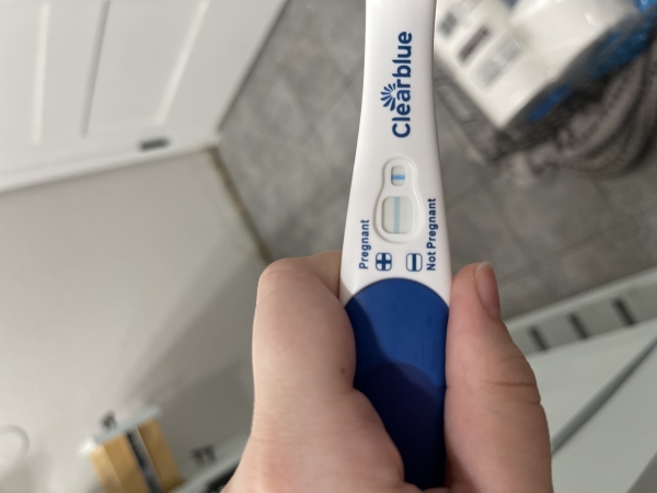 Clearblue Plus Pregnancy Test, 8 Days Post Ovulation, Cycle Day 29