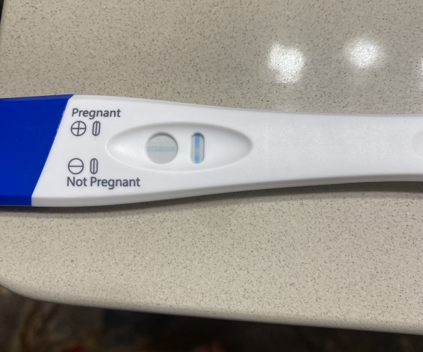 CVS One Step Pregnancy Test, 6 Days Post Ovulation, Cycle Day 30